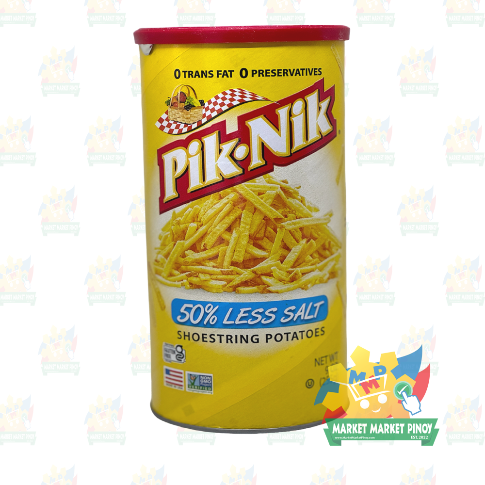 Piknik Shoestrings 50% Less Salt - 9 oz