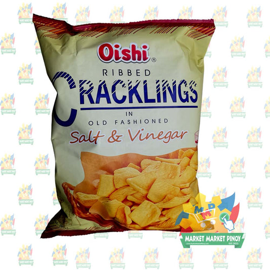 Oishi Beer Match Salt & Vinegar Cracklings 3.53oz (100g)