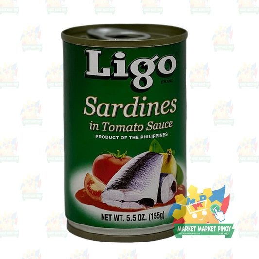 Ligo Sardines in Tomato Sauce (green) - 5.6oz