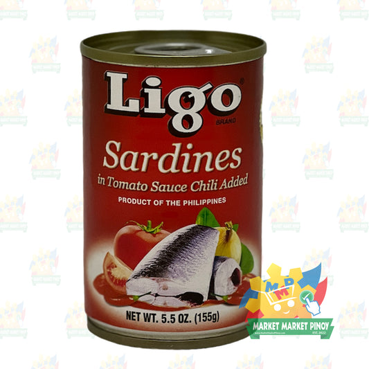 Ligo Sardines in Tomato Sauce (red) - 5.6oz