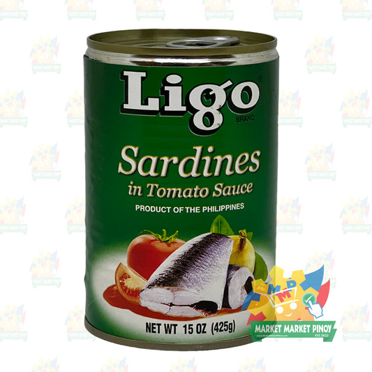 Ligo Sardines (Green)  - 15oz (425g)