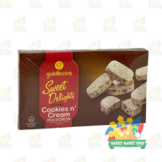 Goldilocks Sweet Delights Polvoron (Phils) - Cookies & Cream - 25g 12pcs
