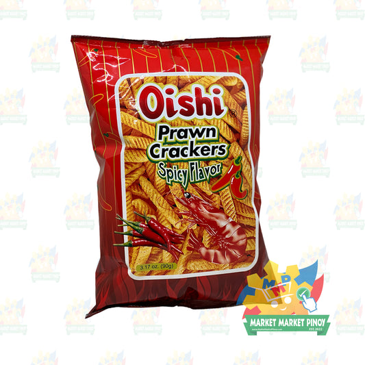 Oishi Prawn Crackers (Spicy - Big) - 95g