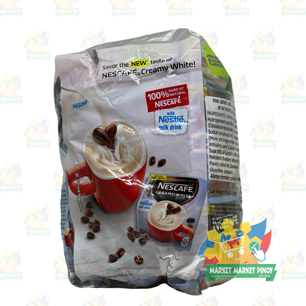 Nescafe 3in1 Coffee Mix Creamy White - 30 sachet - 29g