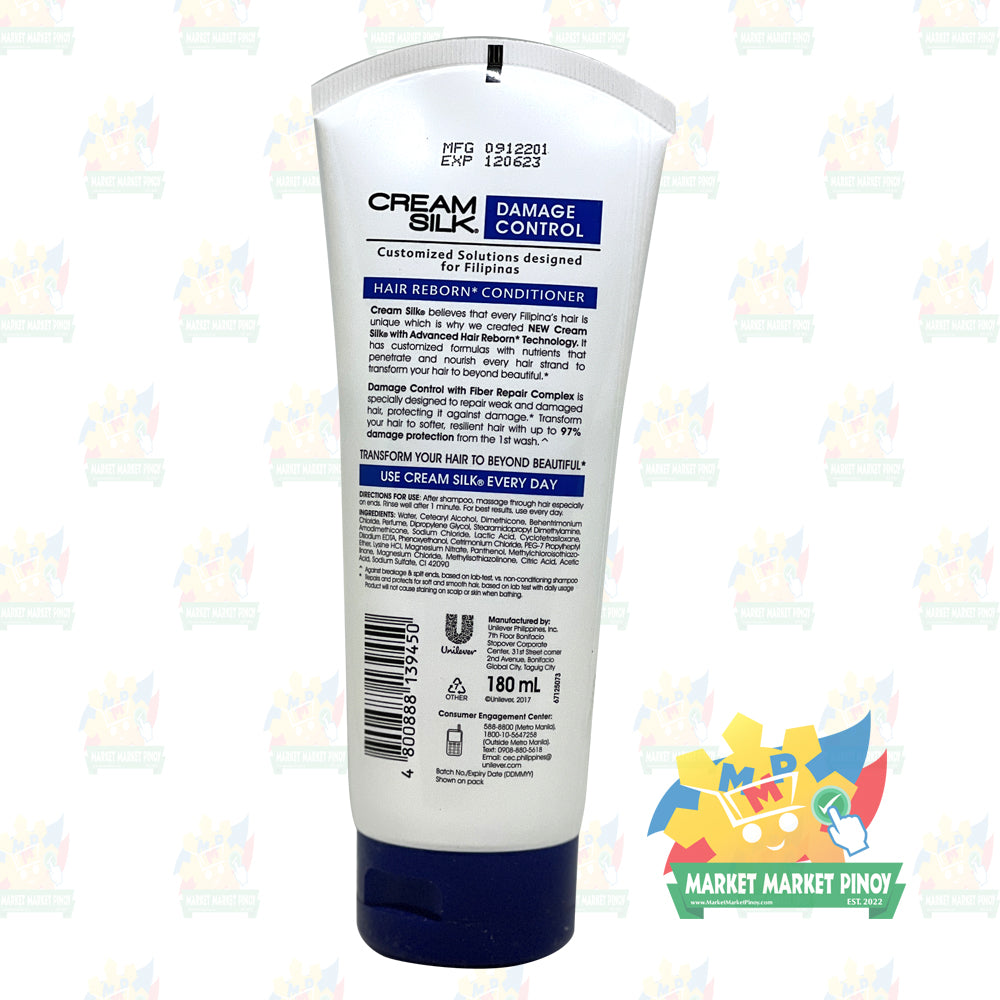 Creamsilk Conditioner Damage Control (Blue) - 180ml