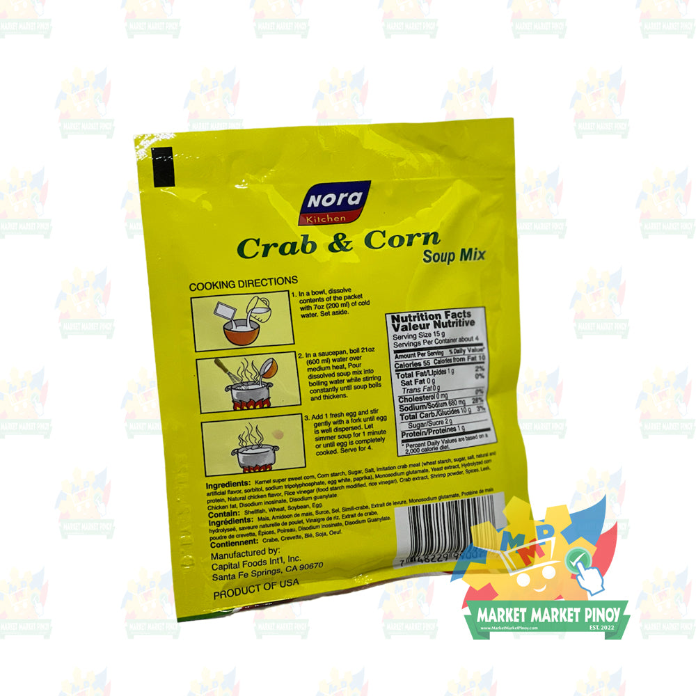 Nora Crab & Corn Soup Mix - 60g