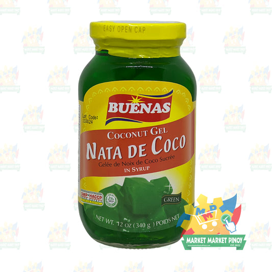 Buenas Nata De Coco (Green) - 12oz